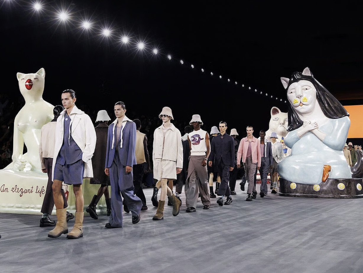 кошачьи моменты в модной индустрии